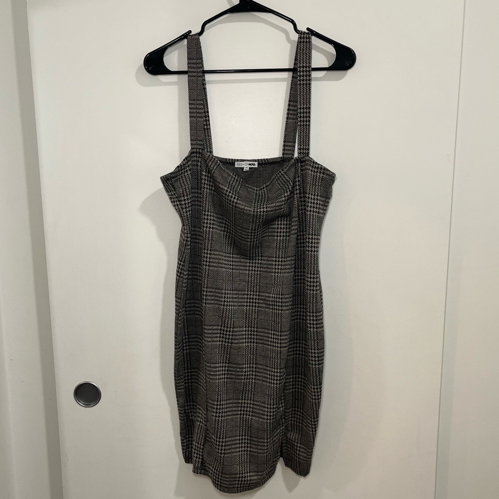 Plaid Mini Dress